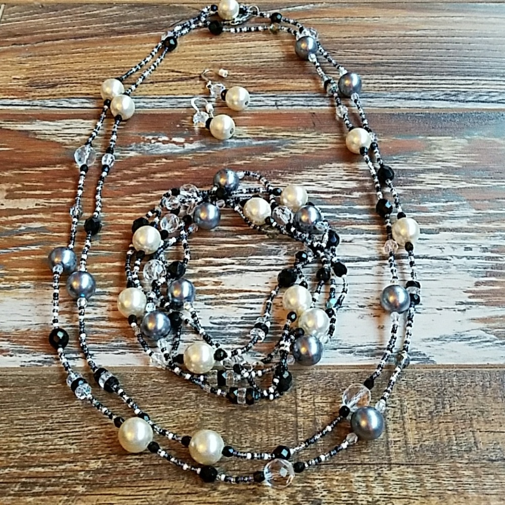 Crystal bead set